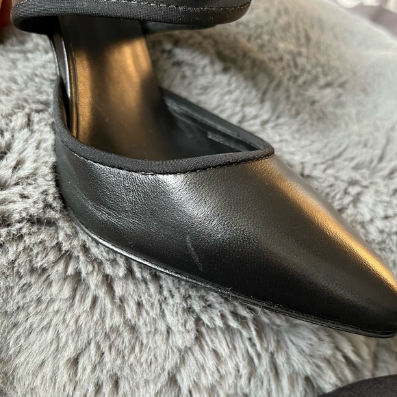 ATELJE 71 Quasar Criss-Cross Black Pointed Toe Heel - Picture 6 of 6